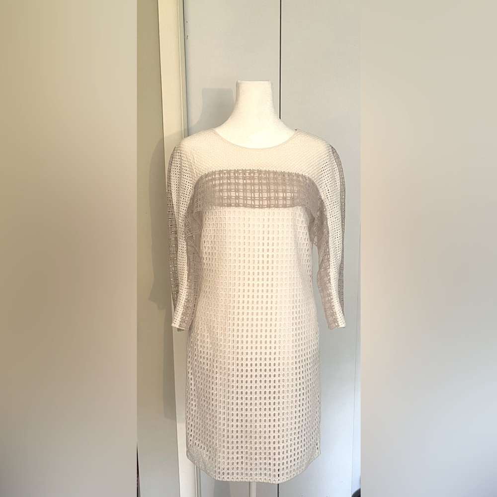 Long sleeve 3.1 Phillip Lim eyelet dress- size 0